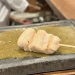 炭火焼鳥 いこか - ささみ(口に入れると良質な油が口中にジュワッと)