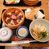 나나코시 혼텐 - ●伊勢うどん マグロのてこね寿司 天ぷら盛り　1,880円