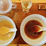 Ramen FeeL - スープ出汁割り、小麦茶