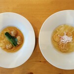 Ramen FeeL - 香り豚肉雲呑、海老雲呑