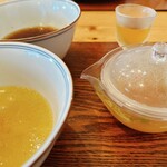 Ramen FeeL - スープ出汁割り、小麦茶