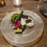 BISTRO FAVORI 代官山 - アミューズは鎌倉野菜でした。