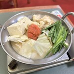 ホテルキャビナス福岡レストラン - 明太もつ鍋