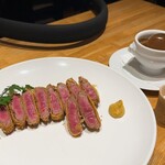 洋食 おがた - 牛ヒレカツ