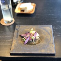 イル ネッビオ - 馬肉のブレザオーラ　タルタル仕立て　ゴボウのブラザート　カルボナーラのジェラート