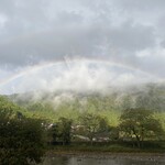 山玄茶 - その日の朝は二重の虹が出ました