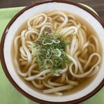 Sankakuchaya Toyokichi Udon - 231028土　宮崎　三角茶屋豊吉うどん JR宮崎店　かけうどん300円