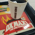 バーガーキング - ホットコーヒーのアップ