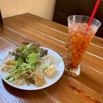 イタリアン カフェレストラン アペティート - 明太子クリームと大葉のスパゲッティ