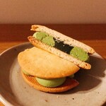 菓匠 徳増 - 抹茶サンド