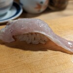 天史朗鮨 - サバフグのたたき　塩スダチ