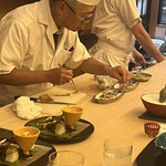 山玄茶 - 盛り付け中