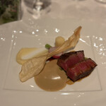 エル・ダンジュナゴヤ - 私たちのメインは牛肉でお願いしました。