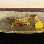 山玄茶 - 子持ち鮎の生姜醤油焼き