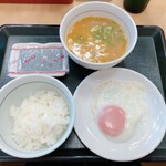 なか卯 - 料理写真:京風とん汁目玉焼き朝食