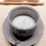 鮨 唐島 - 鱧の茶碗蒸し