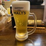 遊酒食堂 宇都宮 - とりあえずの生ビール