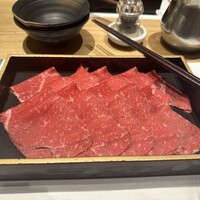 神戸牛 しゃぶしゃぶ おもき 離れ 銀座店 - 神戸牛赤身