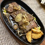 ごはんばー - そのニンニクを使ったステキー