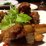 喜臨軒 - 鶏唐揚げスペアリブ