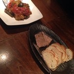 ラタトゥイユと鶏レバ