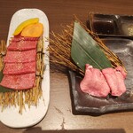 しげ吉 - 幻カルビ1680円　上タン塩1780円