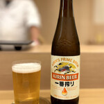 Kitashinchi Sushi Tempura Iwai - ビール