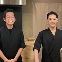 鮨楽座 八の樹 - 左 後藤大将　右 伊藤大将