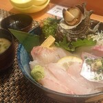 海の花 - こがね丸定置網丼