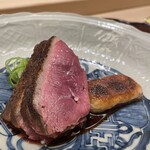 山﨑 - 鴨の炭火焼き、おふと九条葱