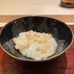 山﨑 - 鱧出汁のおかゆと百合根