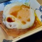 錦糸町小町食堂  - ハムエッグ(210円)