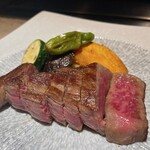 京橋 鉄板焼き 神戸牛 Sublime - 厳選黒毛和牛赤身肉の鉄板焼き&野菜