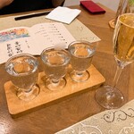 Purovansu - スパークリングワインと日本酒で乾杯！