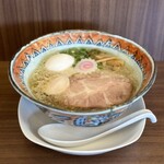 石臼玄麦自家製らーめん 丸竈 - 鯛煮干しラーメン塩背脂少なめ