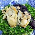 Kikuya - ■汁なしニラSOBA ～牡蠣、秋ナス添え～