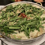 牛もつ鍋 おおいし - 国産牛もつ鍋　味噌味