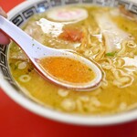 赤湯ラーメン 龍上海 - 赤湯からみそラーメン大盛1050円