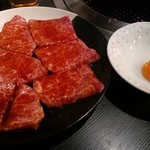 京橋 松蘭 - ハネシタ（タレ）卵黄添え