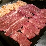 京橋 松蘭 - タン先、ツラミ、上ミノ（塩）