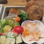 水庵 - メインは里芋のコロッケ