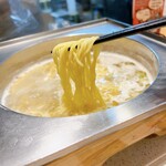 かごしま黒豚 六白亭 - 黒豚しゃぶしゃぶ(竹)の〆ラーメン