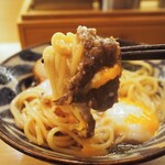 らぁめん しゅき - 冷やし中華 しゅきらく 牛しぐれ＆トロロ