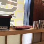 そばの神田東一屋 - コンディメンツ。