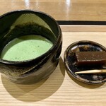 食堂こなん - 甘味 薄茶 水羊羹