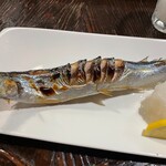ろばた焼　満月城 - 秋刀魚塩焼