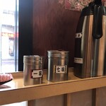 そばの神田東一屋 - コンディメンツ。