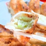 新ちゃん - ぎょうざ　断面