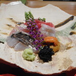 日本料理と日本酒 惠史 - お造り盛り合せ