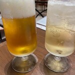 ロイヤルホスト - ビール　ハイボール